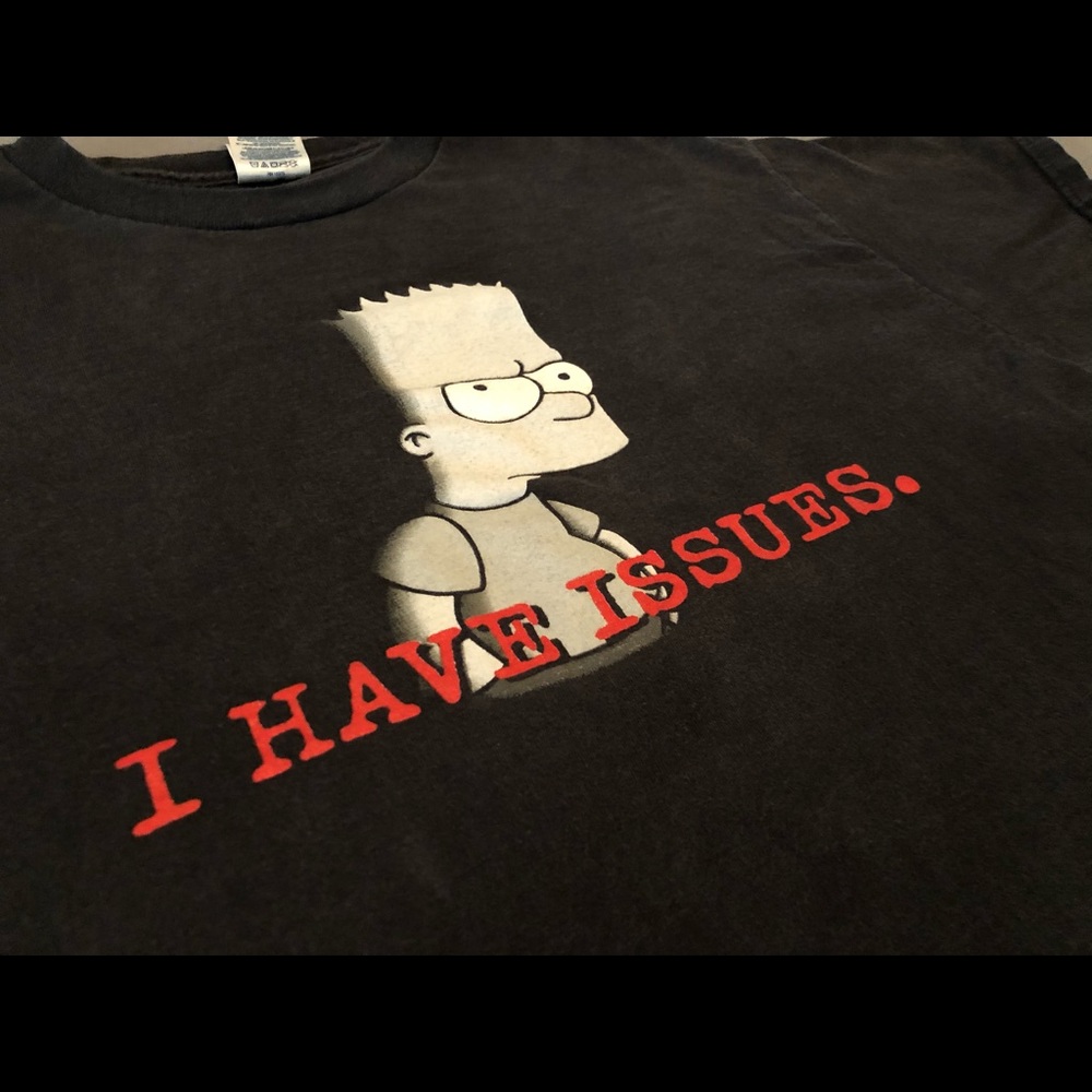 Bart Simpson “I HAVE ISSUES” Shirt